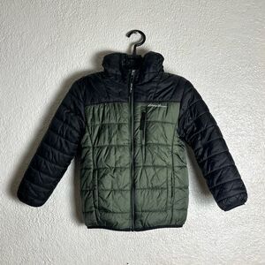 Eddie Bauer Kids Deer Harbor Reversible Hooded Jacket Size XS 5/6